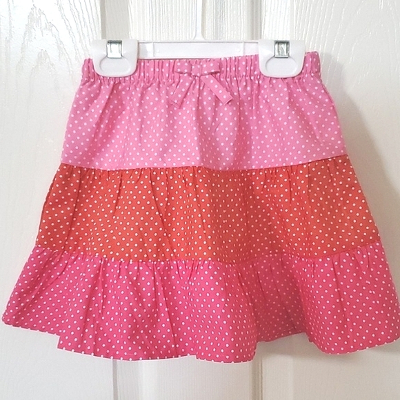 NWT New Gymboree Polka Dot Tiered Ruffle Skirt Toddler Girls Size 2T - Picture 1 of 6